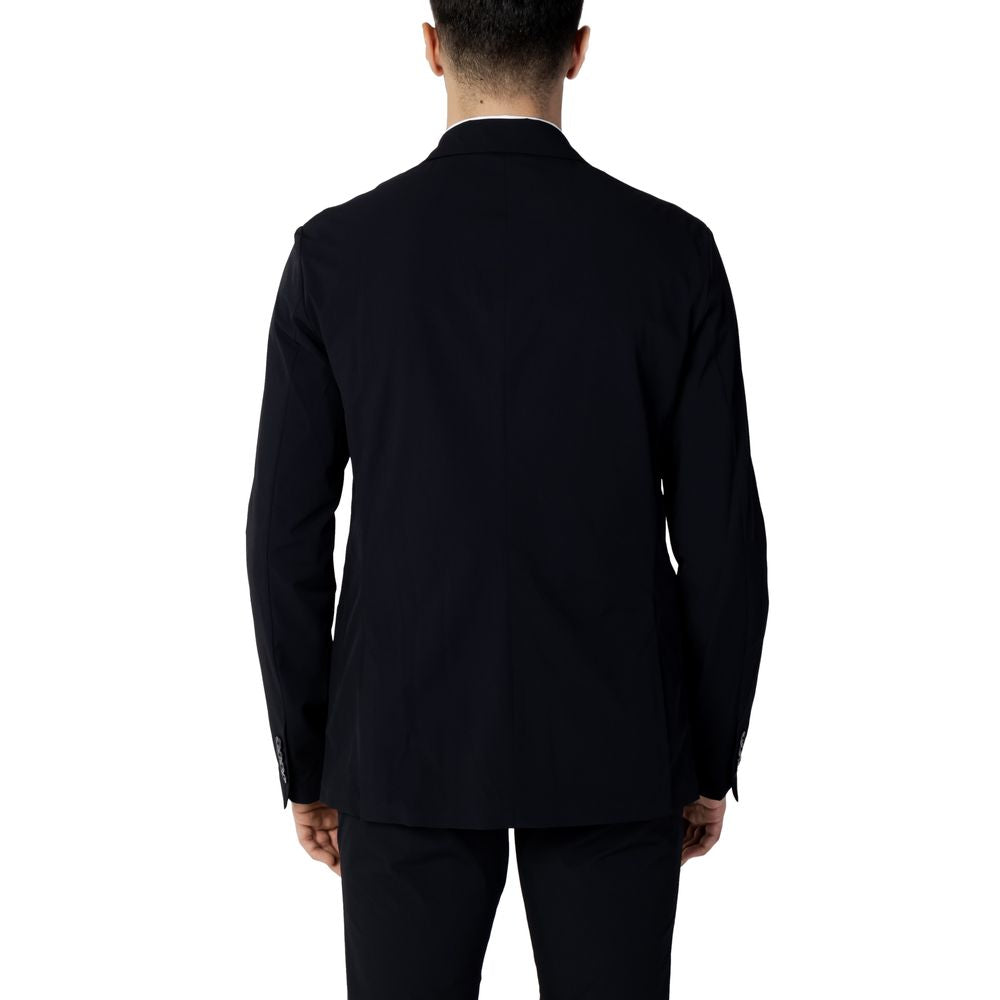 Blauer Blazer aus Baumwolle