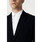 Blauer Blazer aus Baumwolle