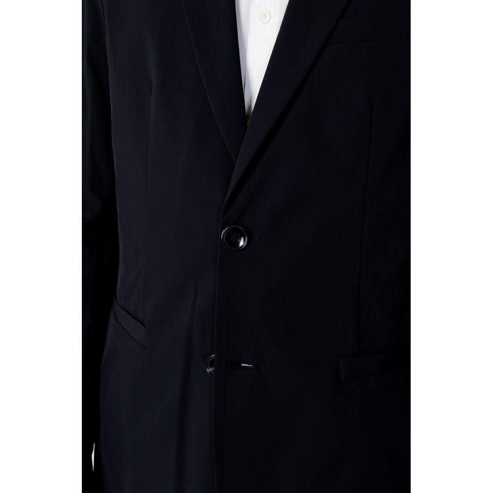 Blauer Blazer aus Baumwolle