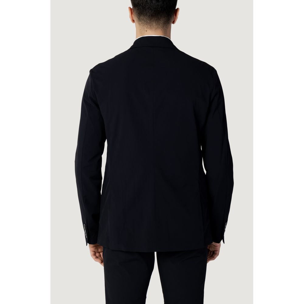 Blauer Blazer aus Baumwolle