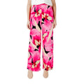 Pink Viscose Casual Pants