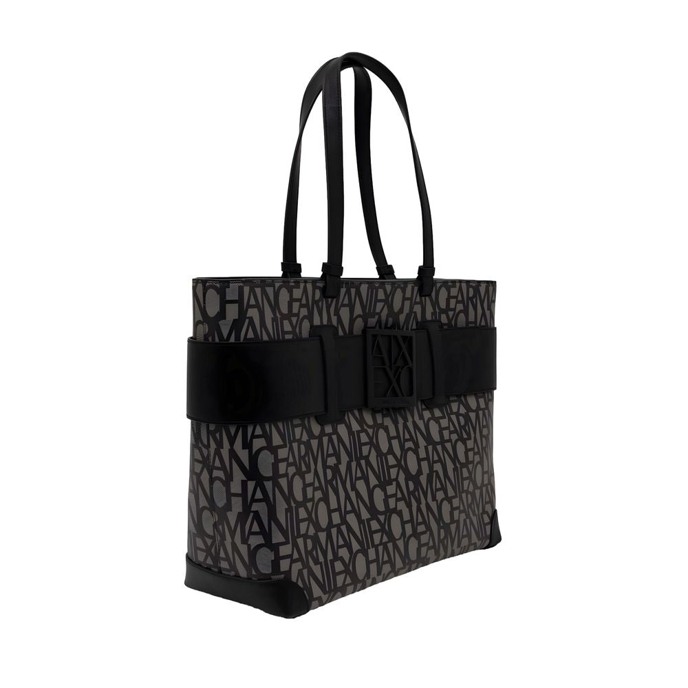 Schwarze Polyethylen-Handtasche