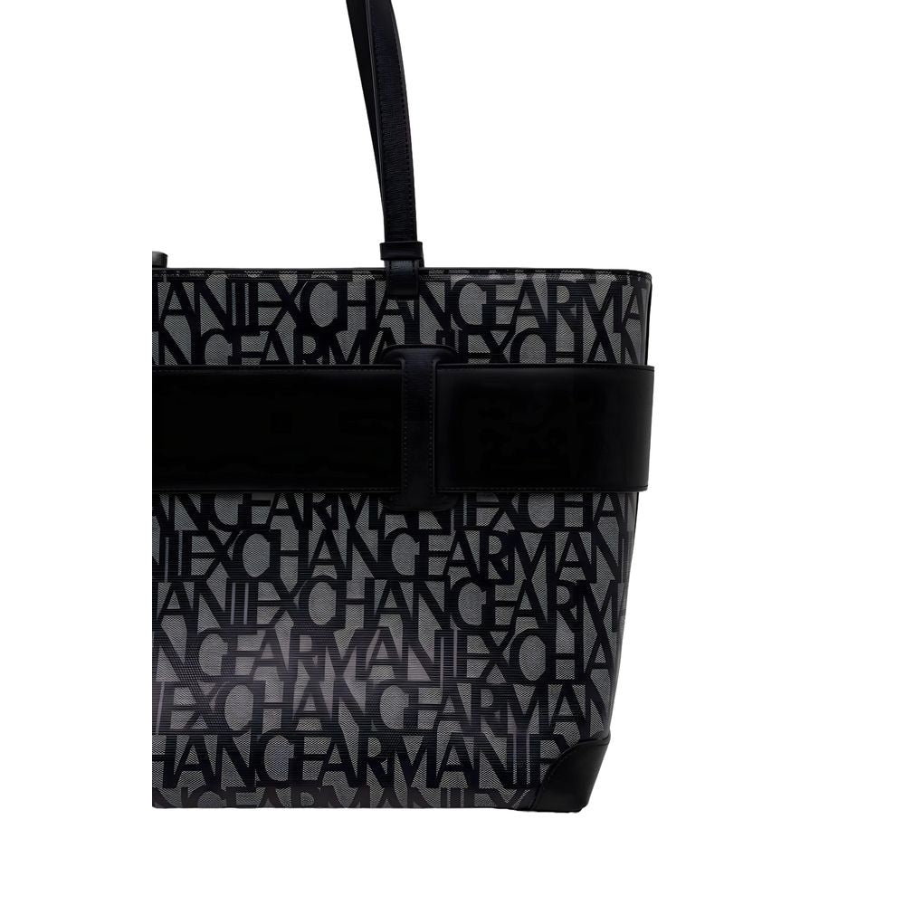 Schwarze Polyethylen-Handtasche