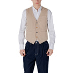Baumwollanzug in Beige