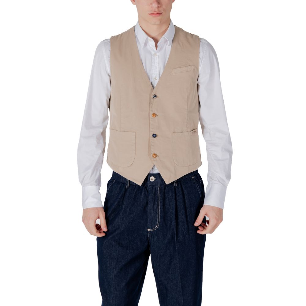 Baumwollanzug in Beige