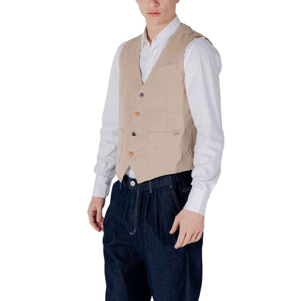 Baumwollanzug in Beige