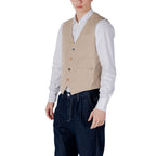 Baumwollanzug in Beige