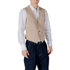 Baumwollanzug in Beige