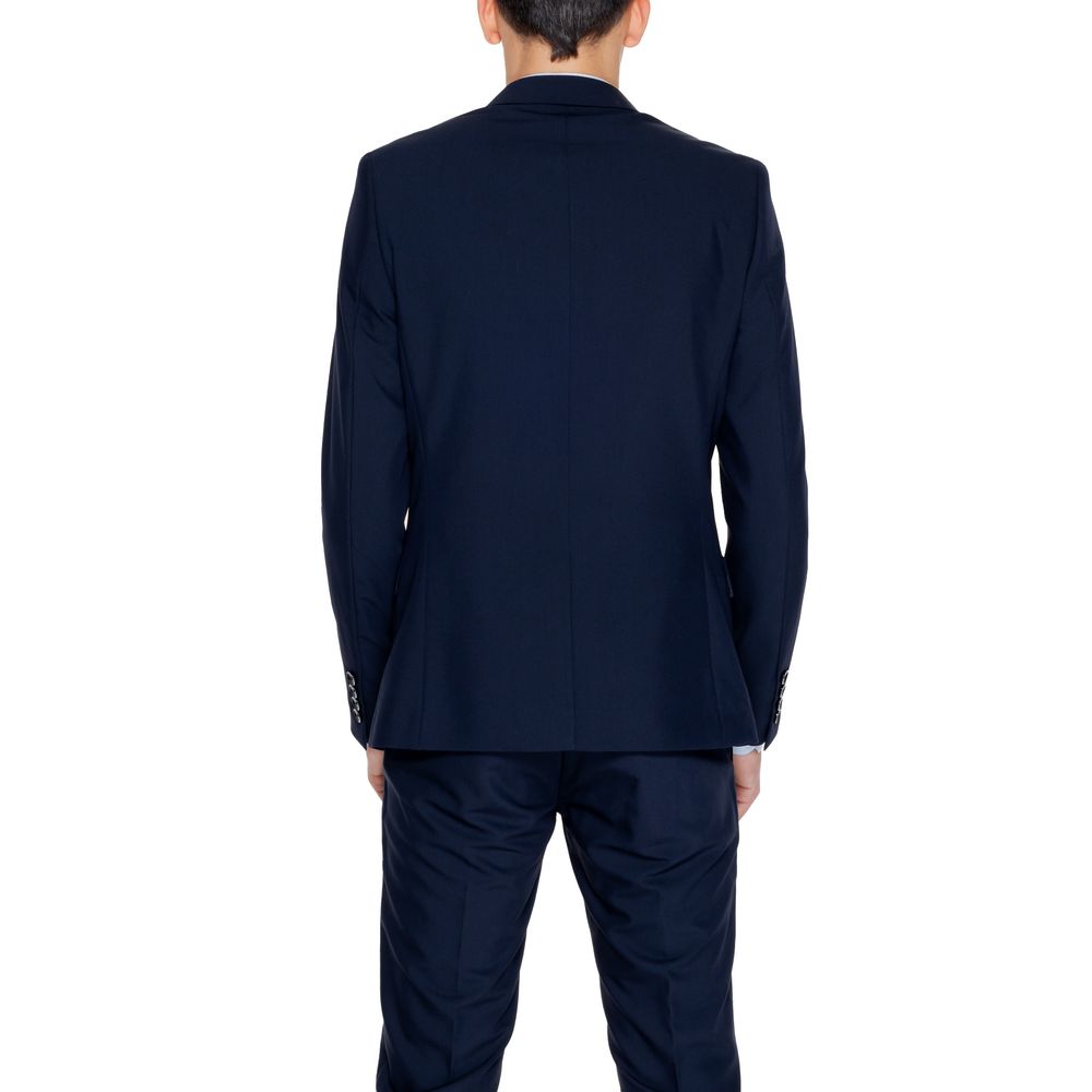 Blauer Polyester-Blazer
