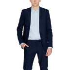 Blauer Polyester-Blazer