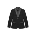 Schwarzer Blazer aus Polyester