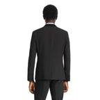 Schwarzer Blazer aus Polyester