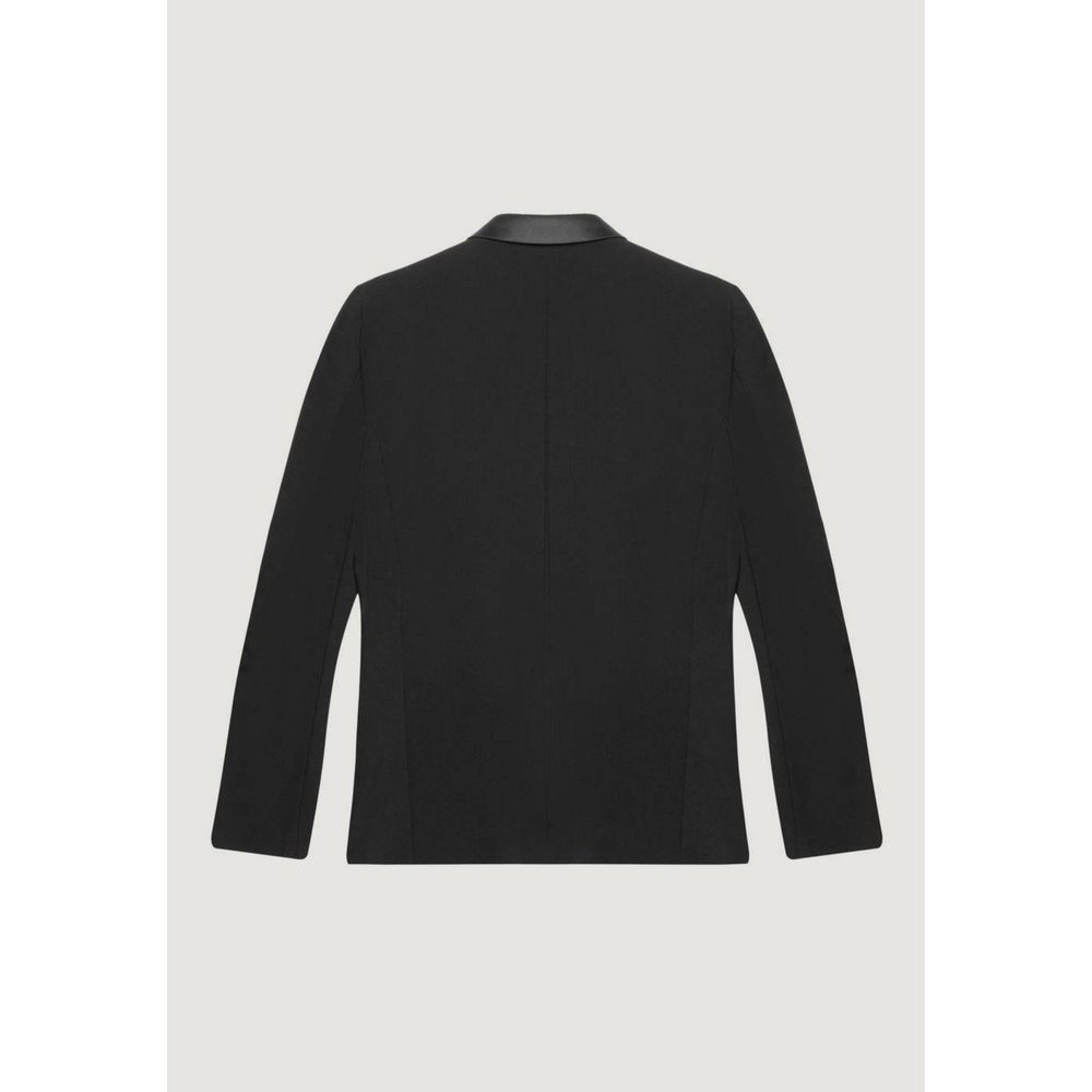 Schwarzer Blazer aus Polyester