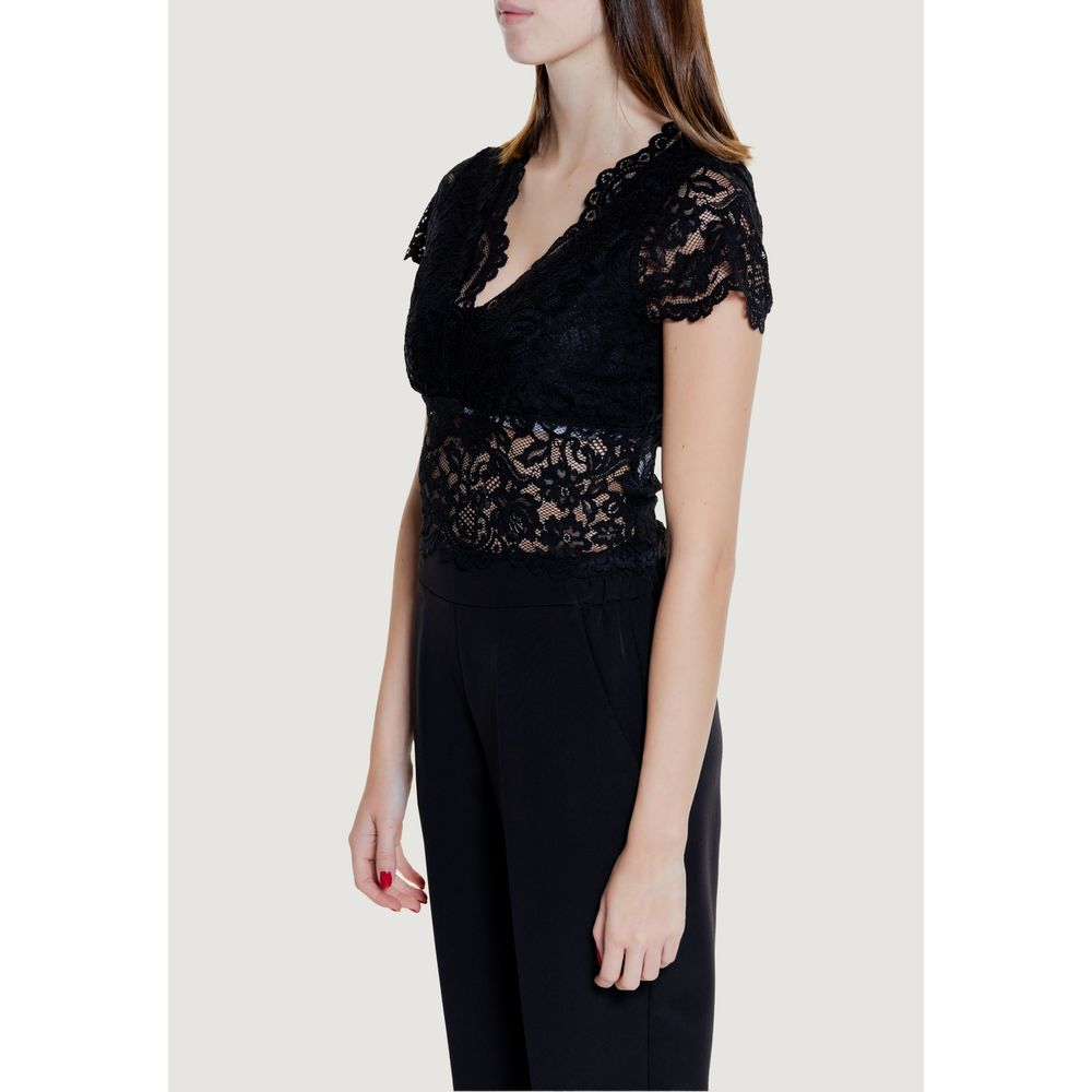 Black Polyamide Top