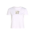 Weißes T-Shirt aus recycelter Baumwolle