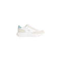 Beige Leather Athletic Sneakers