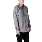 Gray Cotton Dress Shirt