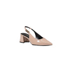Pink Polyethylene Platform Sandals