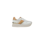 Weiße Plateau-Sneaker aus Polyethylen