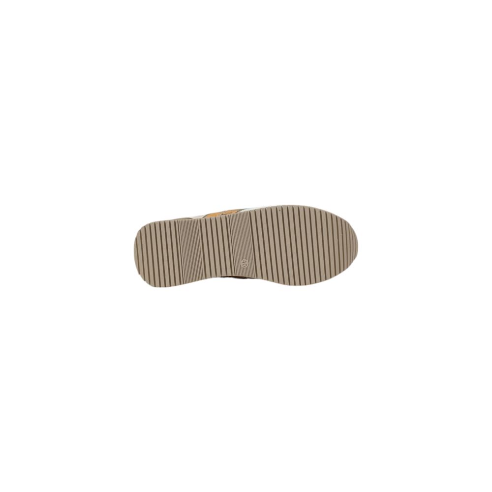 Weiße Plateau-Sneaker aus Polyethylen