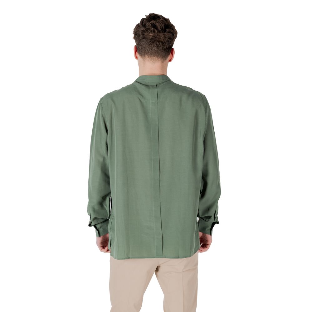 Bicolor Lyocell Shirt