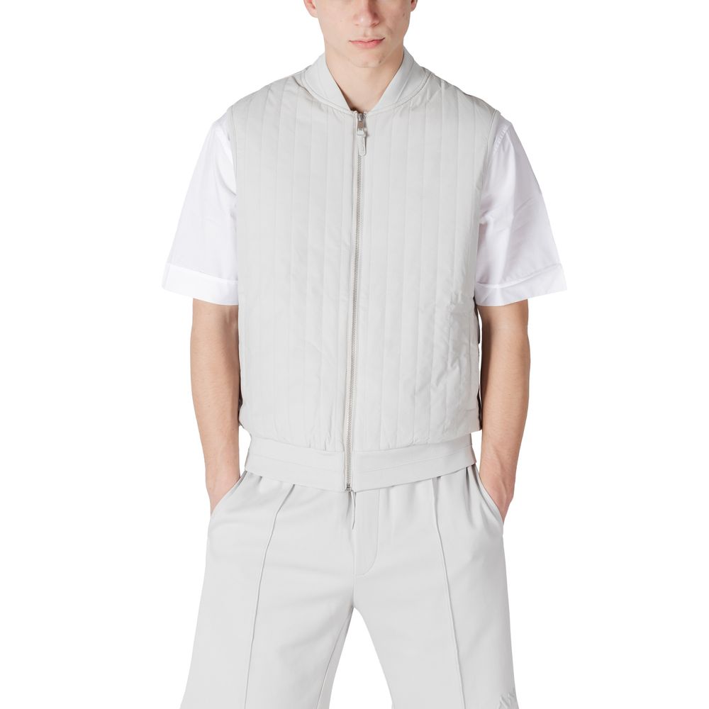 Gray Cotton Bomber