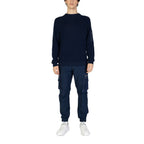 Blue Cotton Sweatshirt