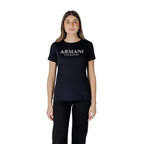 Schwarzes Langarmshirt aus Baumwolle