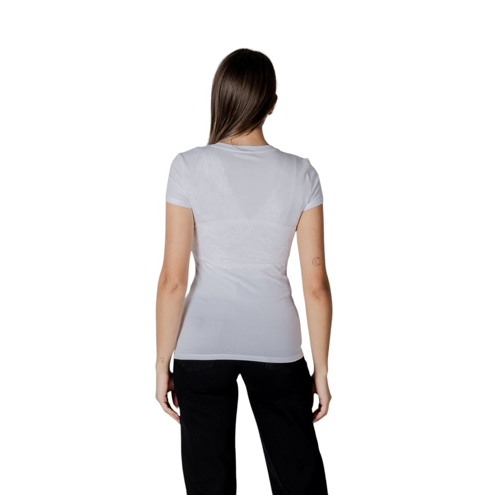 Weißes Baumwoll-T-Shirt