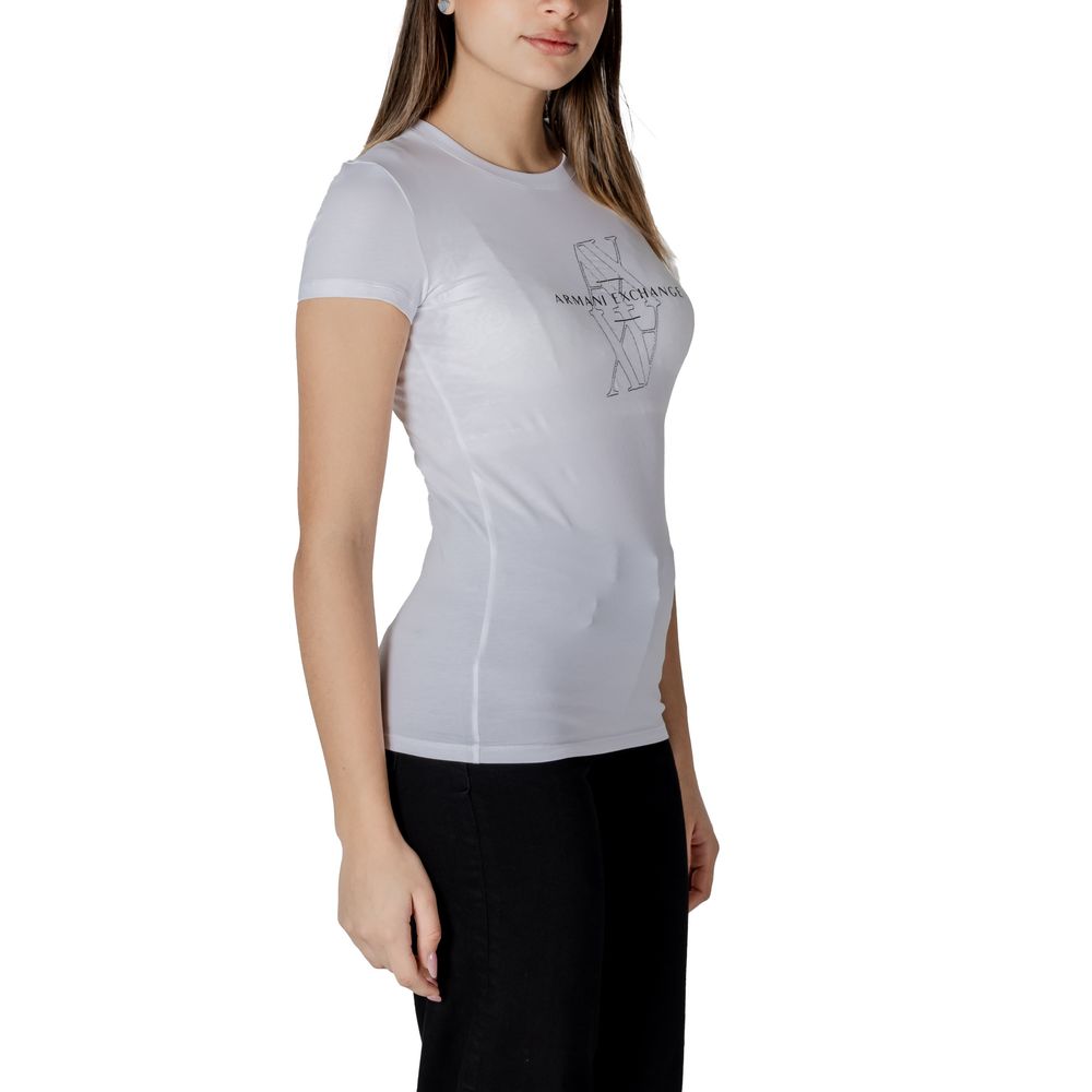Weißes Baumwoll-T-Shirt