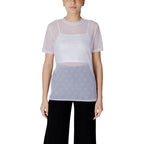 T-shirt in white polyamide