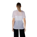 T-shirt in white polyamide