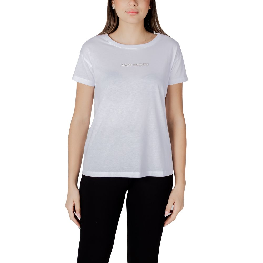 Weißes Baumwoll-T-Shirt