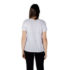 Weißes Baumwoll-T-Shirt