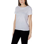 Weißes Baumwoll-T-Shirt