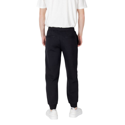 Schwarze Baumwoll-Jogginghose (Trainingshose)
