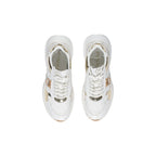 White Leather Chunky Sneakers