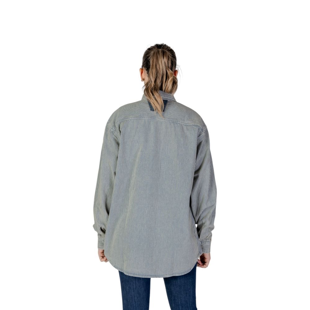 Blue Cotton Blouse