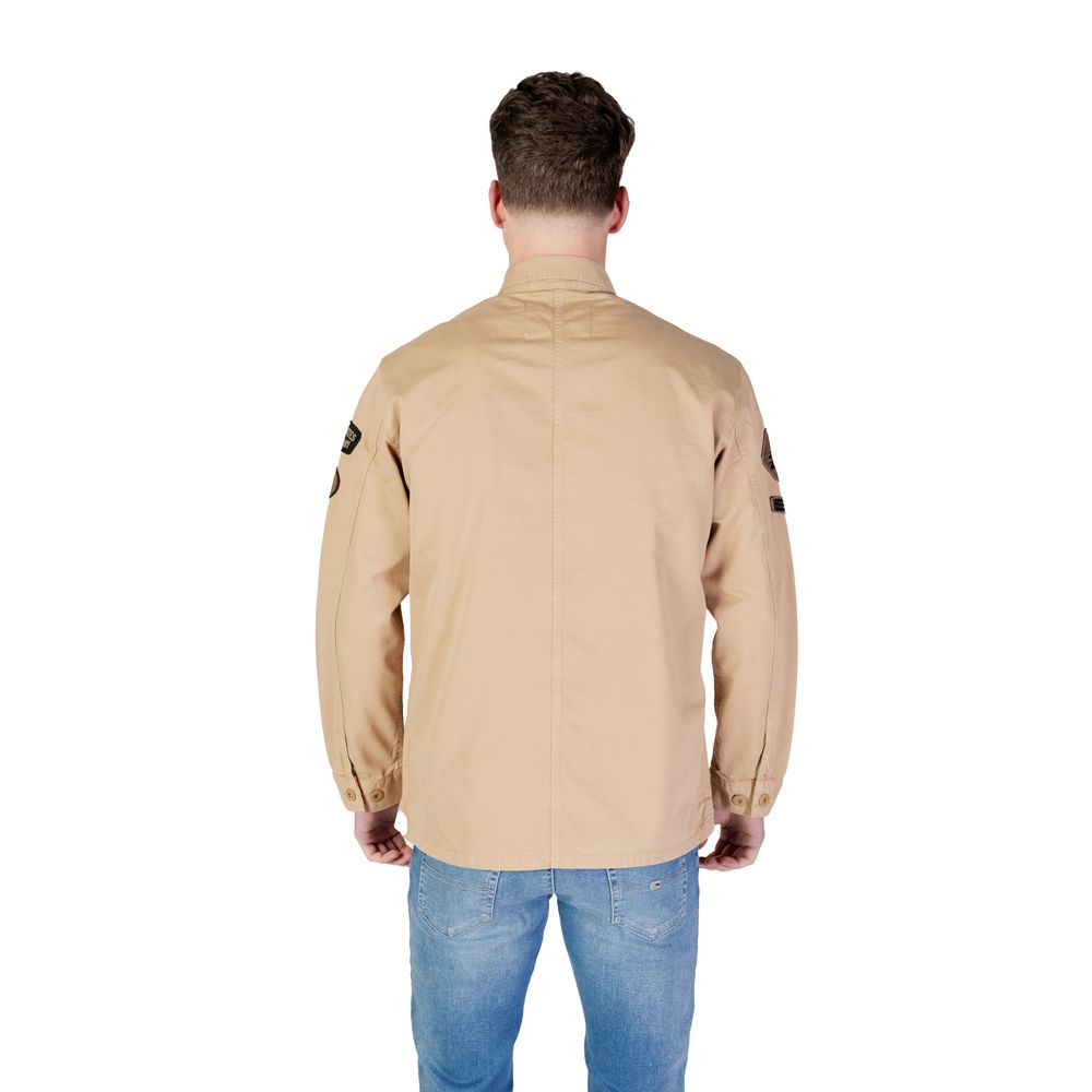 Beige Jeanshemd