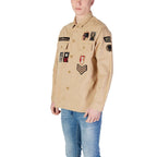 Beige Jeanshemd