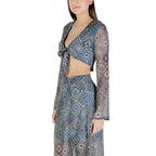 Blue Recycled Polyester Top