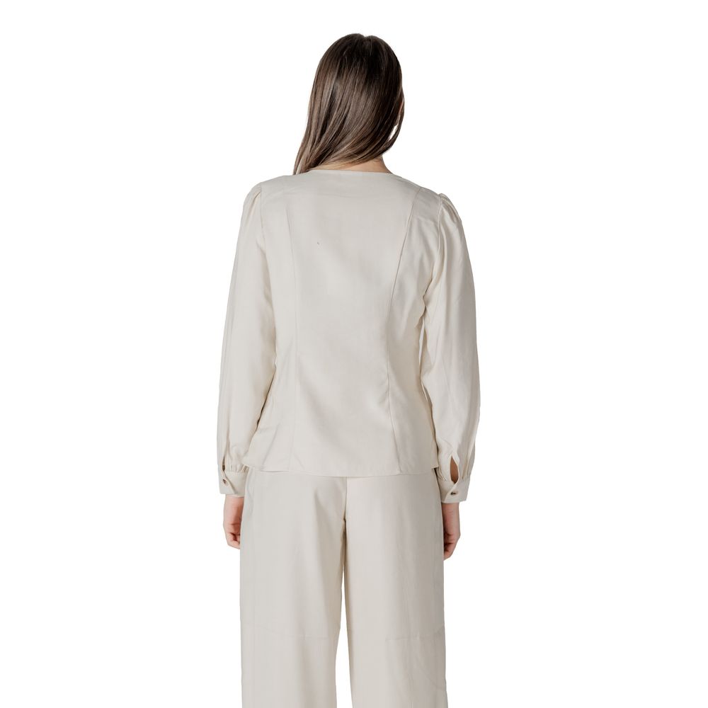 Beige Viscose Top