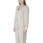 Beige Viscose Top