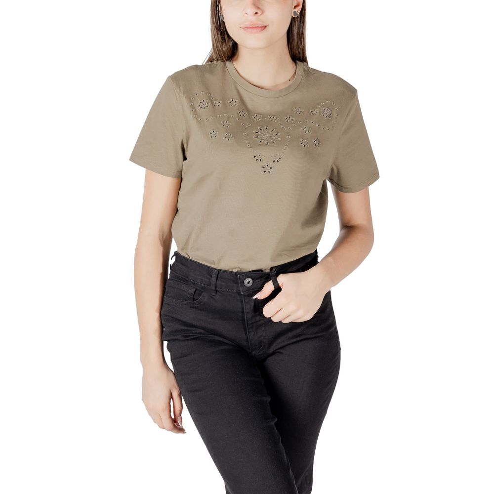 Bicolor Cotton T-Shirt