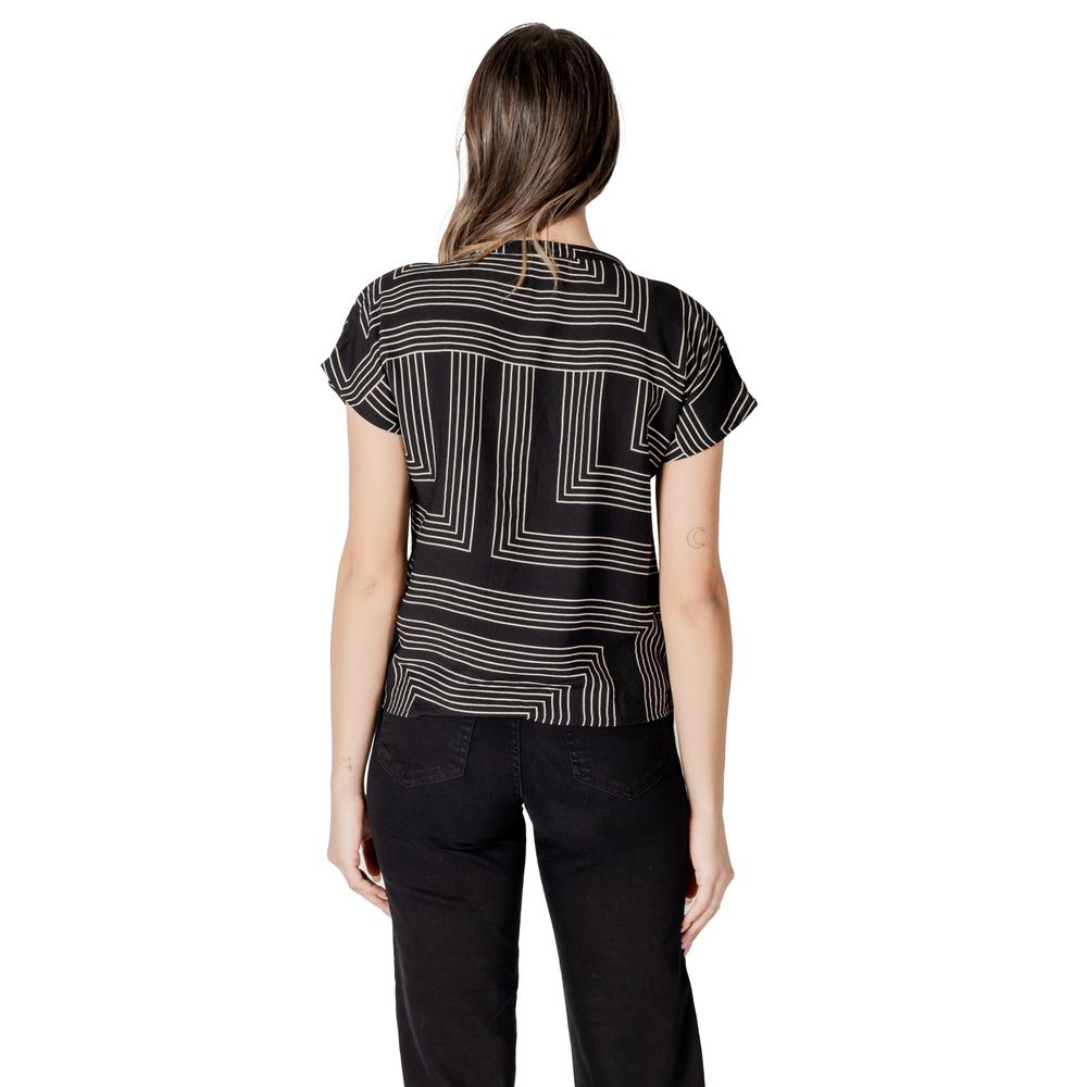 Black Viscose Sportswear