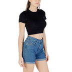 Black Viscose T-Shirt