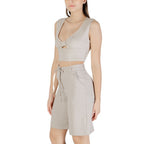 Beige Viscose Top