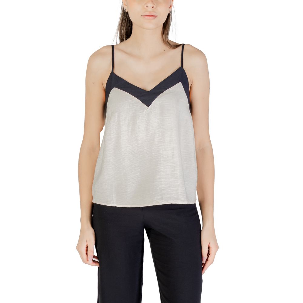 Beige Nylon Top