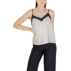 Beige Nylon Top