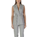Gilet in Poliestere Riciclato Grigio
